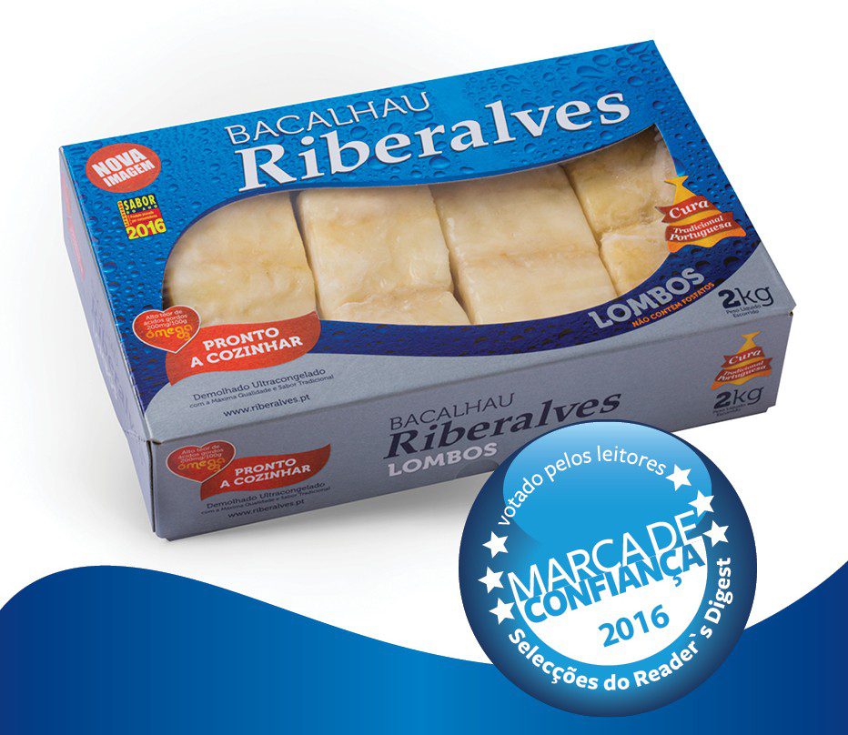 Riberalves é a marca de bacalhau preferida dos consumidores portugueses