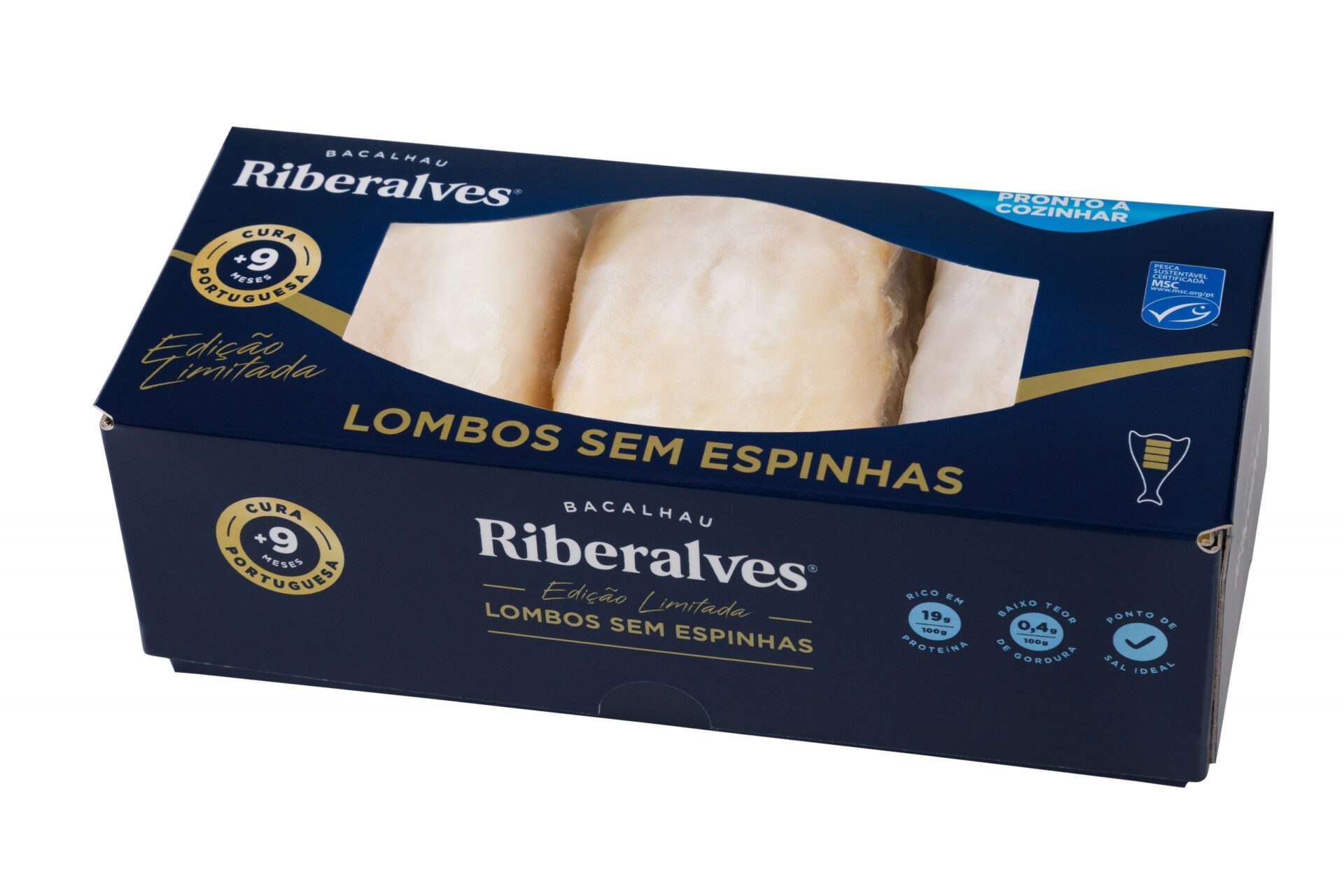 Lançamento de Natal. Chega ao mercado o primeiro Lombo de Bacalhau Riberalves sem Espinhas!
