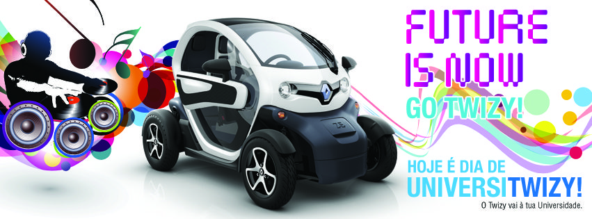 O RENAULT TWIZY VAI À UNIVERSIDADE