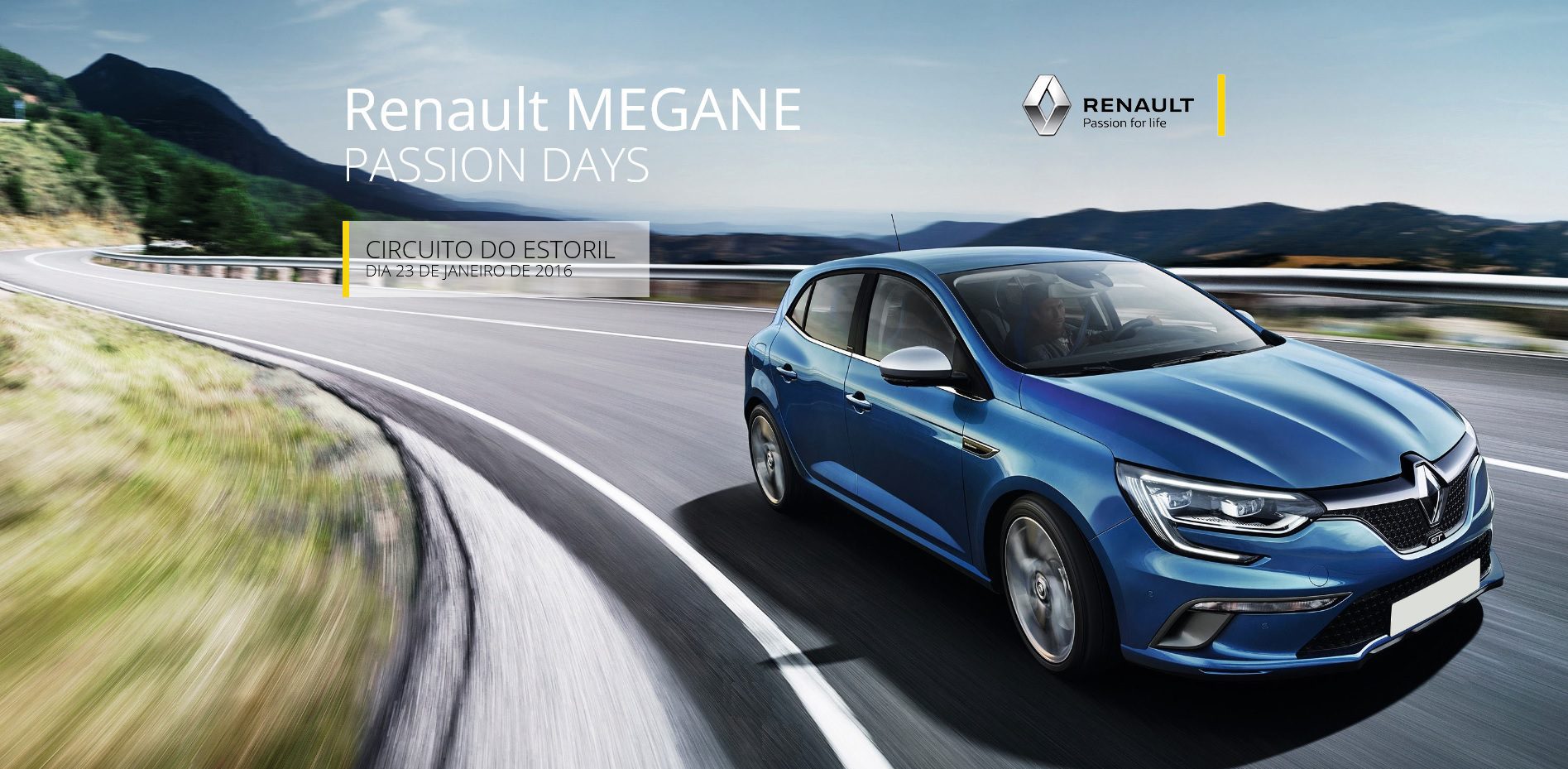 «MÉGANE PASSION DAYS»: VISTA O FATO DE COMPETIÇÃO E VENHA TESTAR O NOVO RENAULT MÉGANE NO… CIRCUITO DO ESTORIL!