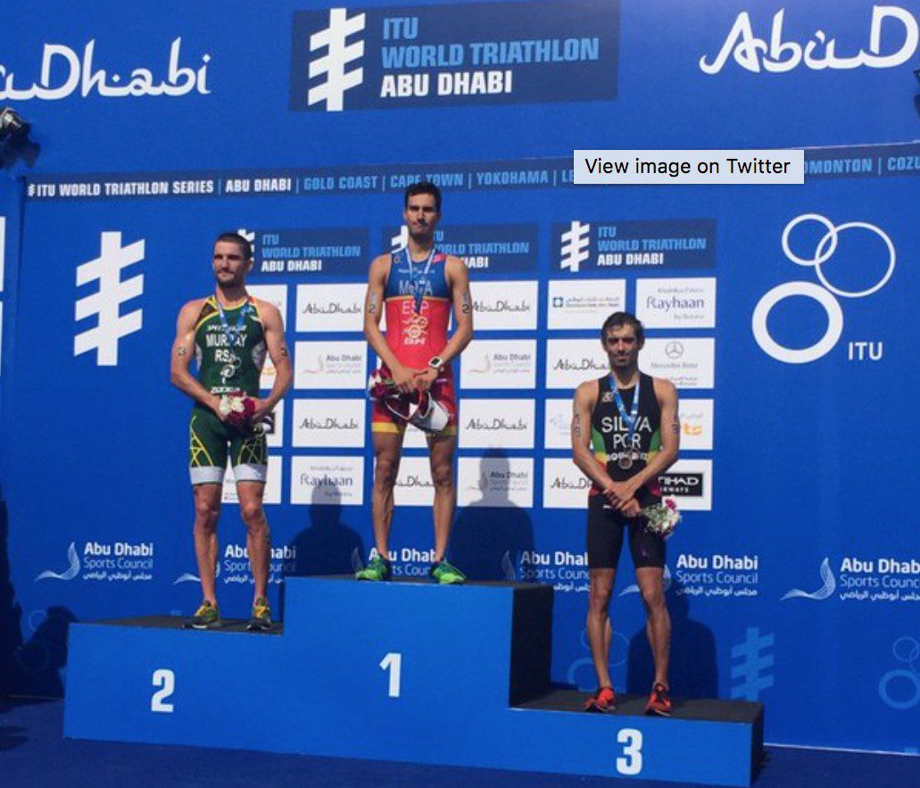 João Silva medalha de bronze no arranque do Mundial de Triatlo (WTS)