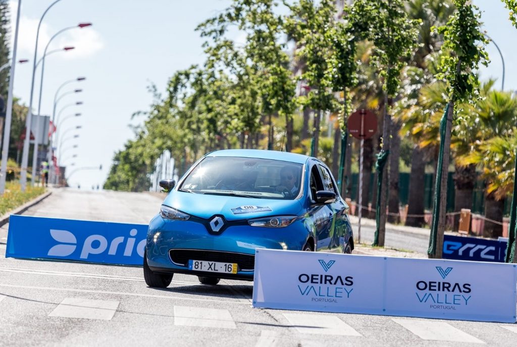 Vitória histórica do Renault ZOE no Oeiras Ecorally