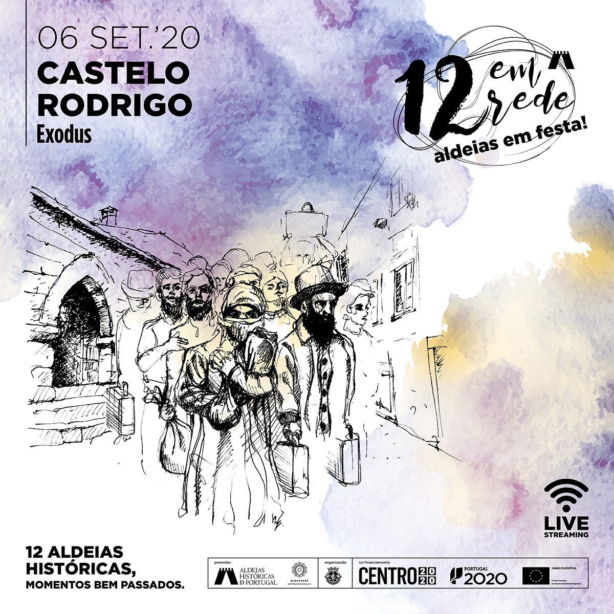 Aldeia Histórica de Castelo Rodrigo inaugura Ciclo “12 em Rede 2020” com festa inspirada nas suas raízes judaicas