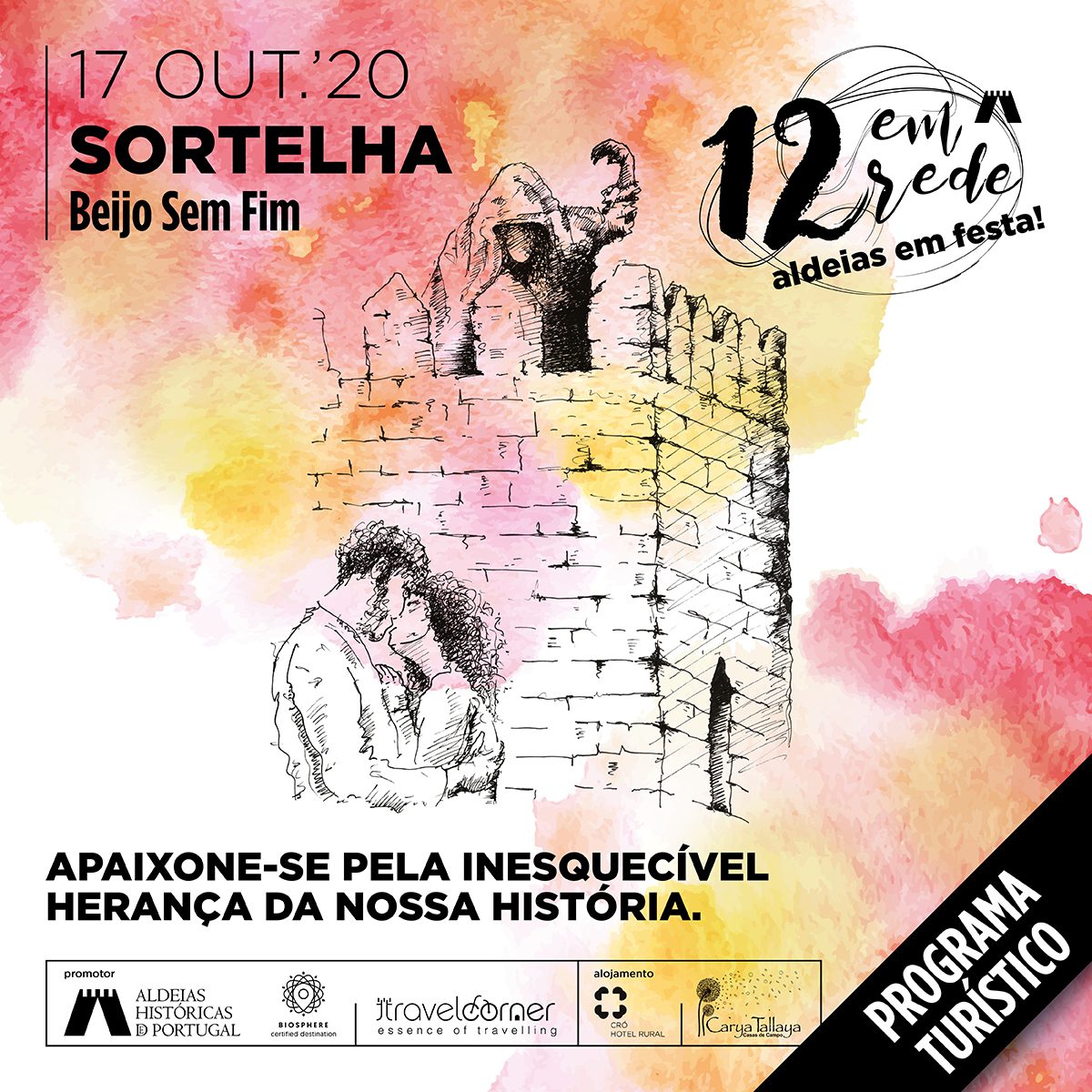 Lenda do Beijo sem Fim inspira dia de festa na Aldeia Histórica de Sortelha
