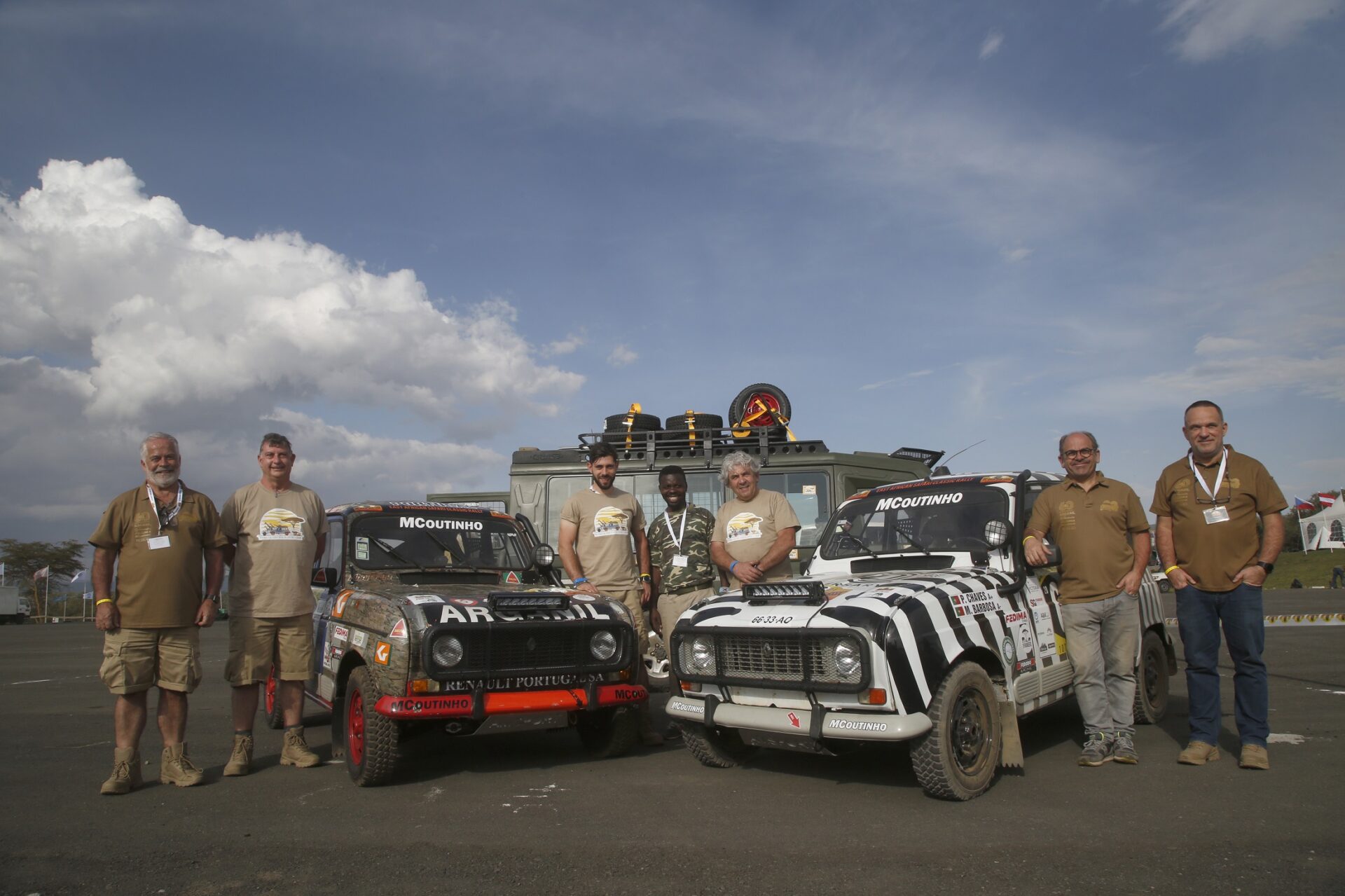 Aventura no Safari Classic Rally bem sucedida