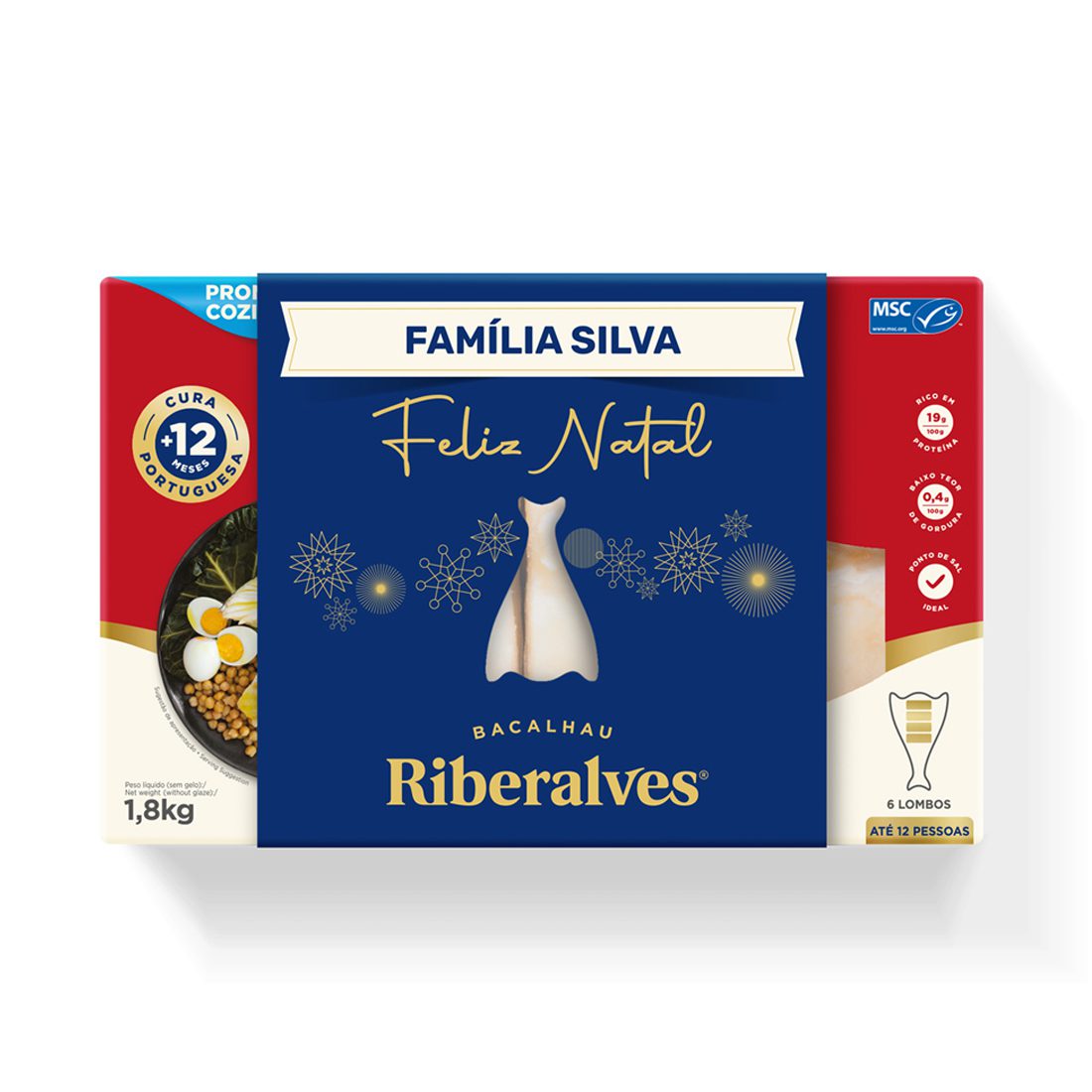 Bacalhau Riberalves lança pack especial de Natal e tributo às famílias portuguesas 