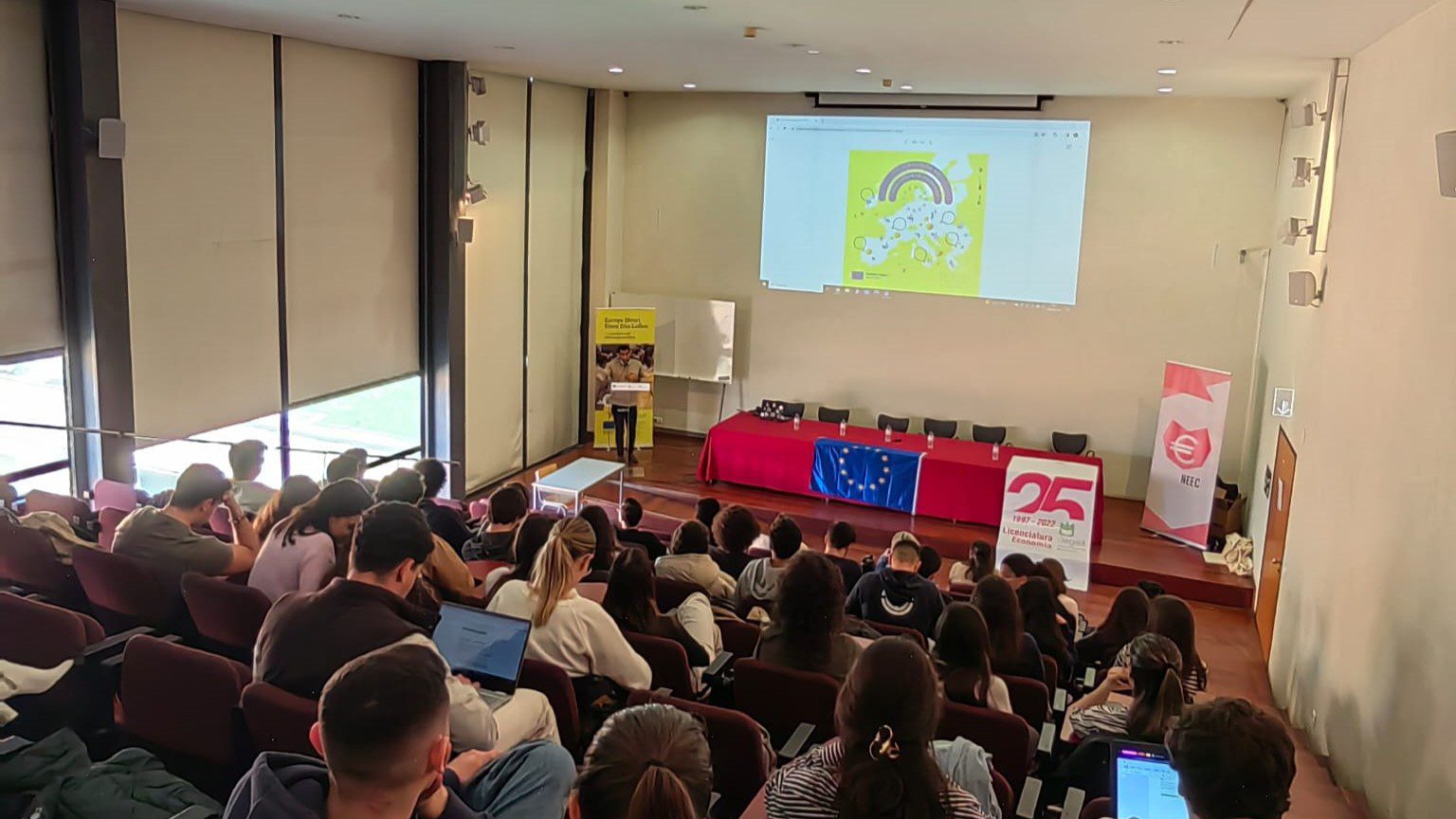 Estudantes debateram questões europeias em simulação do Parlamento Europeu na Universidade de Aveiro