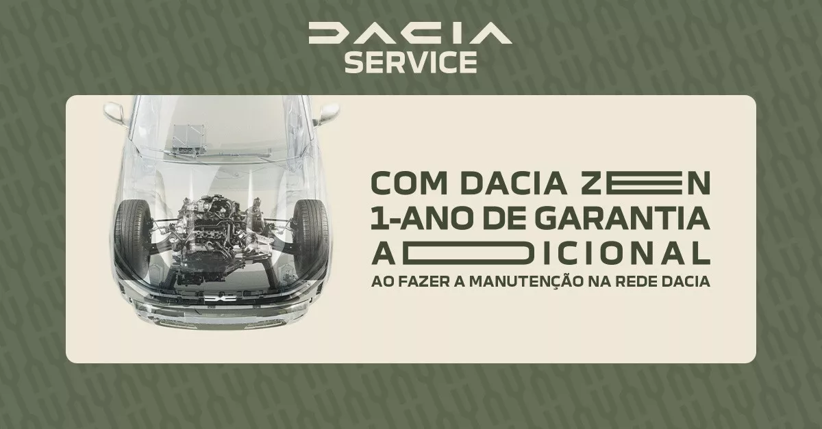 Tem um Dacia com mais de 3 anos? A garantia pode estender-se até 7 anos sem pagar mais por isso!