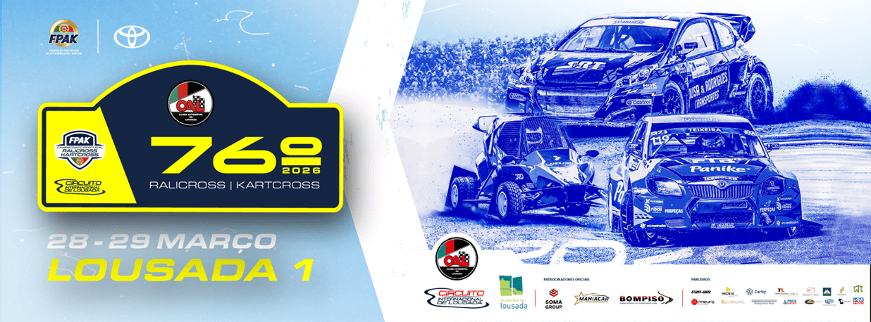 Circuito Internacional de Lousada recebe prova de abertura da temporada do Campeonato Portugal de Ralicross e Kartcross
