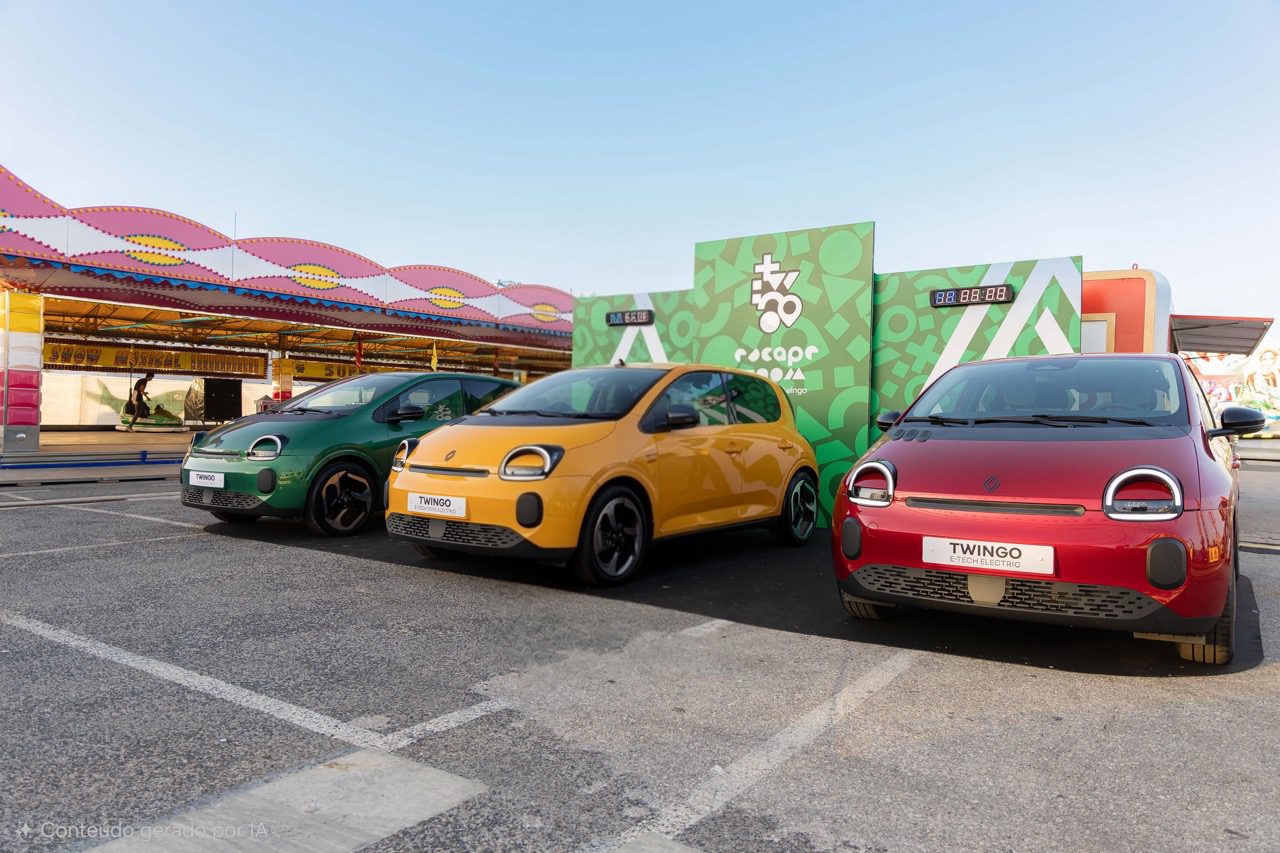 Renault Twingo E-Tech elétrico acelera a animação no arraial “Santos em Santos”